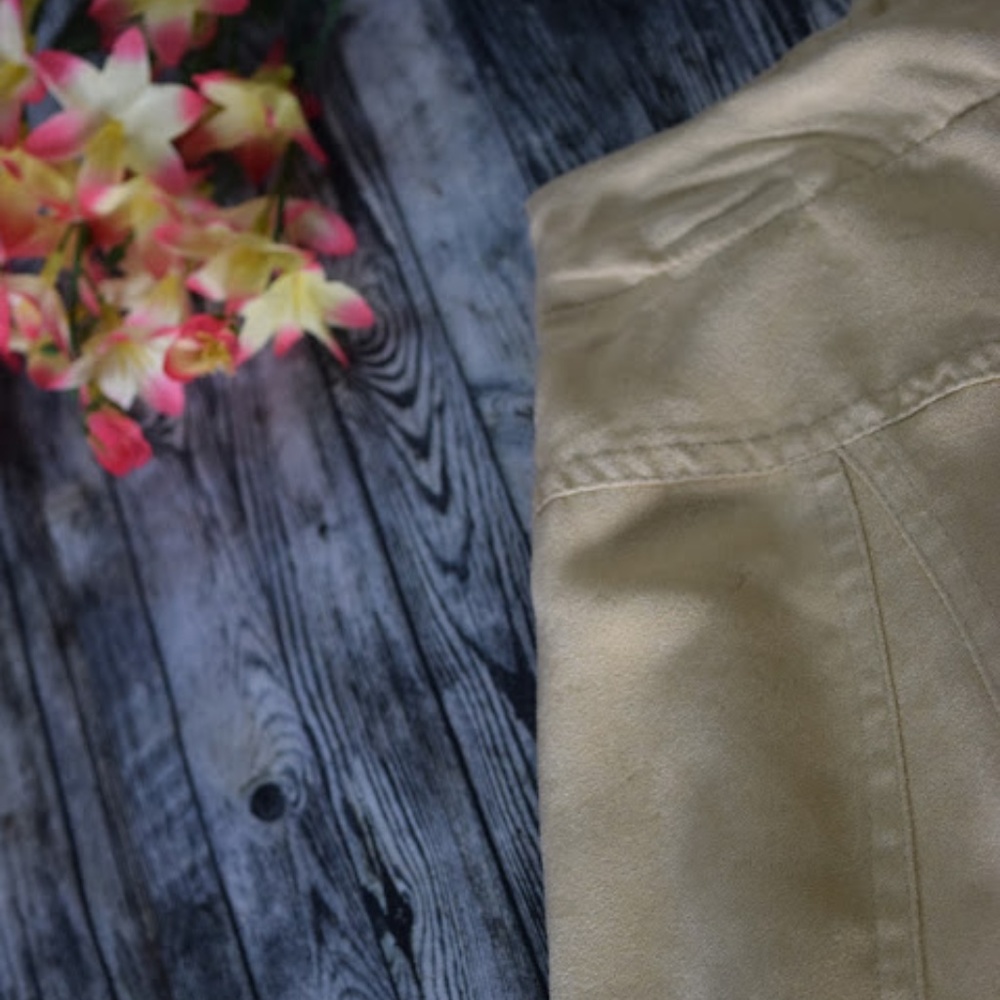 Coldwater Creek golden tan moleskin skirt - Picture 2 of 3